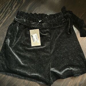NWT sparkle shorts high waisted